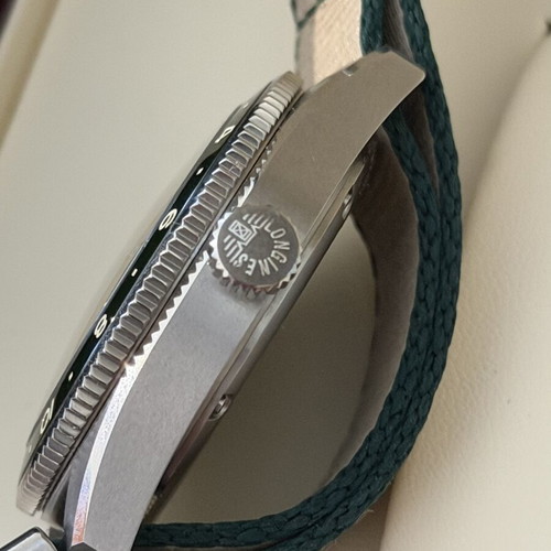 Longines ZULU GMT watch like new, black and green