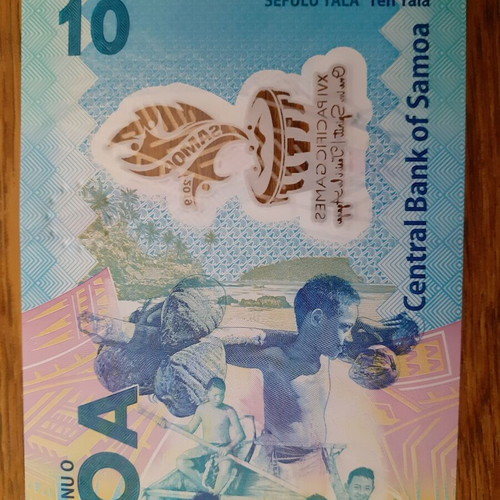 Western Samoa 10 Tala 2019 commemorative polymer new