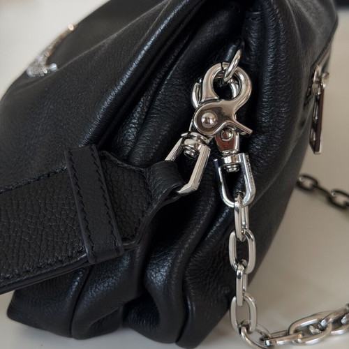 Zadig & Voltaire leather black shoulder crossbody bag like new