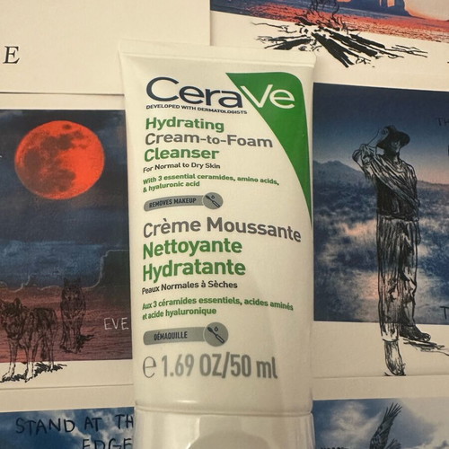 CeraVe cleanser new cream to foam cleanser