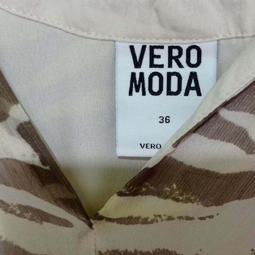 Vero Moda long summer dress with animal print like new