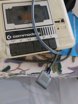 Commodore 64 cassette player used, not tested