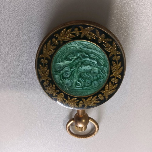 Vintage pocket watch used with wear from age