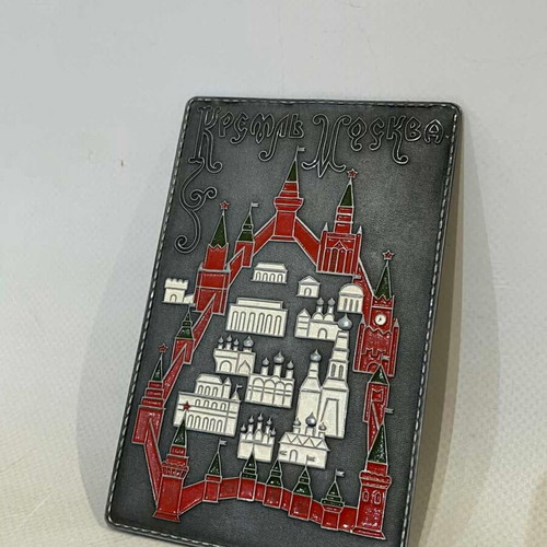 Russian wall plaque used, Kremlin USSR 13x8 vintage