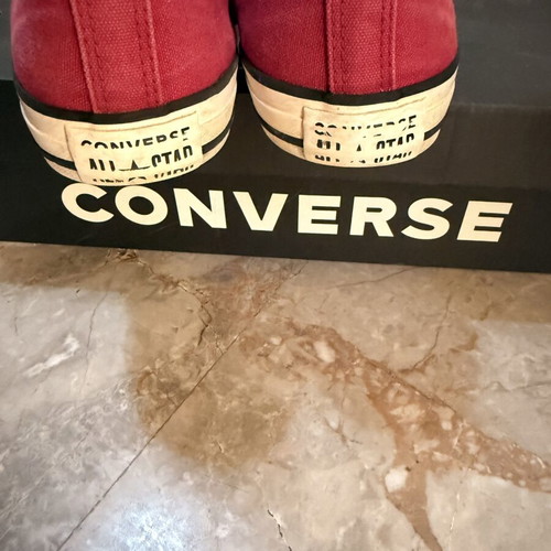 Converse All Star sneakers size 39 like new, burgundy