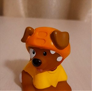 Little People 2010 DOG with orange helmet Fisher Price Noah’s Ark animals pet
