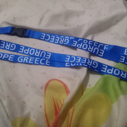 Greece Europe lanyard set of 2, new