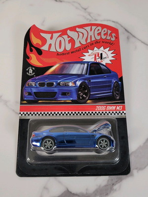 Hot Wheels BMW M3 2006 Син нов RLC
