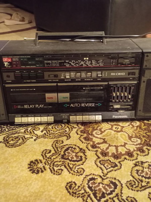 Panasonic RX-CW43 vintage radio cassette player used