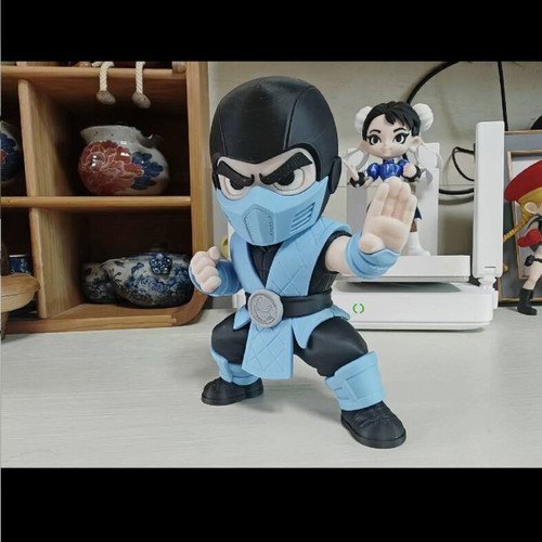 Chibi Mortal Kombat Sub-Zero Noob Saibot figure