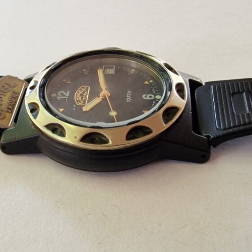 Camel Trophy Black Dial Vintage Collection Swiss Made Watch 37mm quartz used
