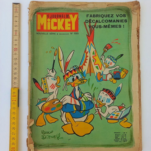 Le Journal de Mickey used comic 1971 large format