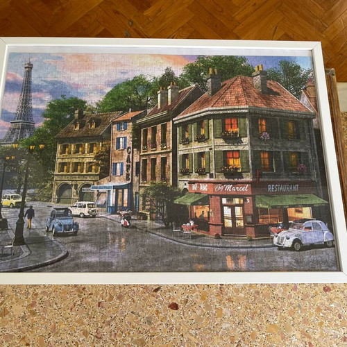 Puzzle 1000 pieces in frame like new, set of 2