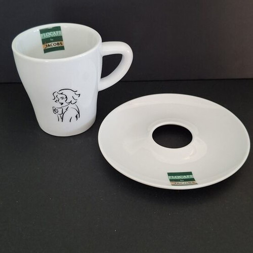 Flocafe by Jacobs espresso cup and saucer set, collectible