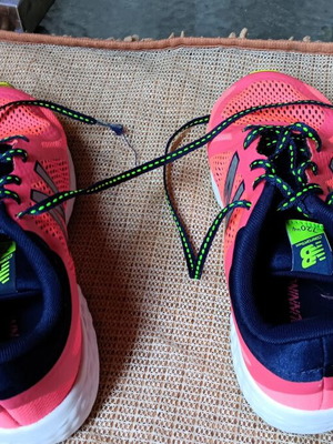 New Balance athletic shoes size 36 pink used