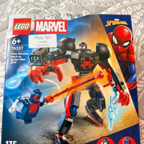 Lego Marvel Miles Morales Mech vs Spider-Man 2099 set like new