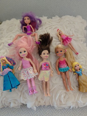 Κουκλίτσες Barbie και Νεράιδες πακέτο 7 σαν καινούργιες