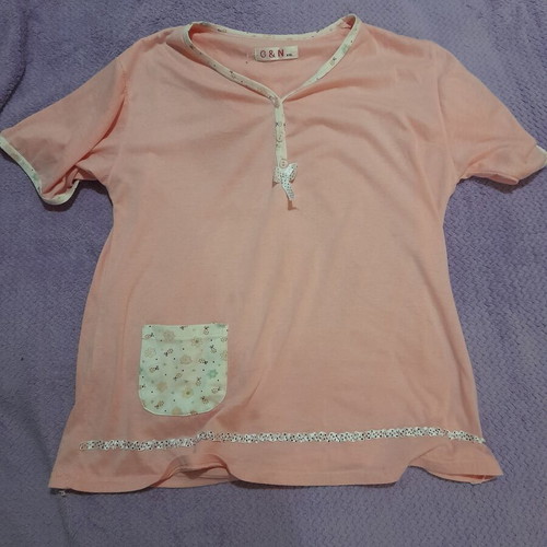 Short-sleeve pajama top new, size XXL