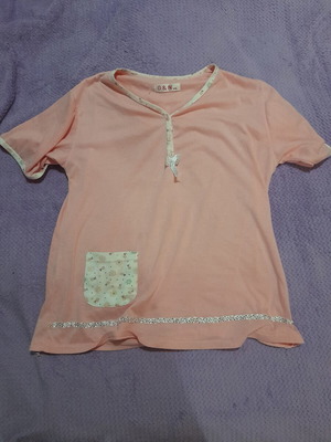 Short-sleeve pajama top new, size XXL