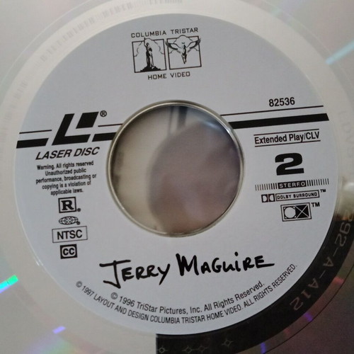 Jerry Maguire LaserDisc like new, comedy