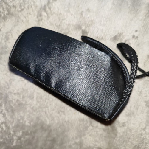 Vintage Black Satin Shoulder Bag like new