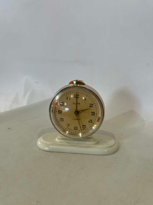 Slava 11 Jewels Soviet Union mechanical clock, collectible