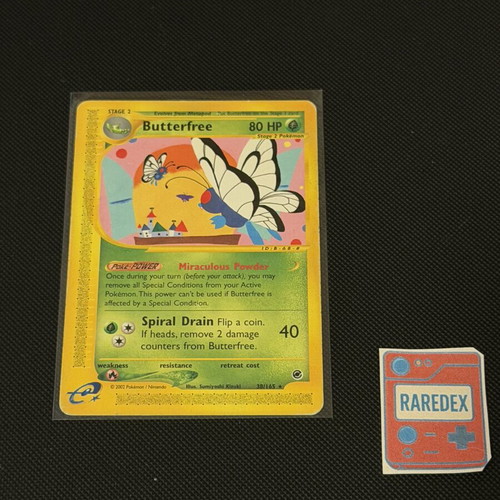 Butterfree 38/165 Reverse Holo Pokemon TCG Expedition Base Set card