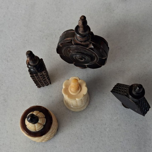 Miniature bottles new, handmade from India, set A