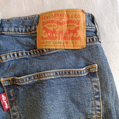 Levi's 512 Lo-Ball men's jeans like new, W34, streetwear style