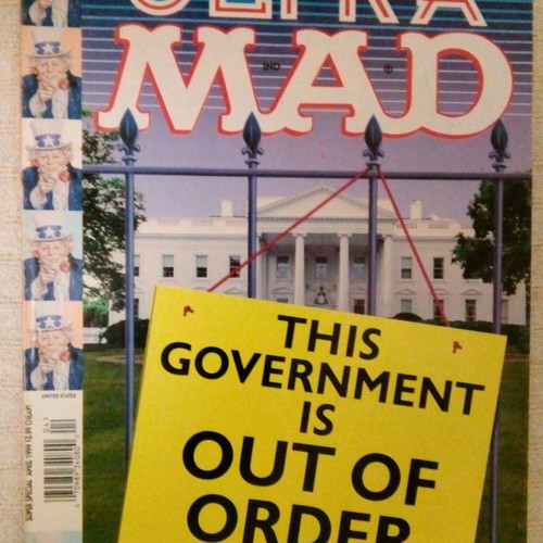 American satirical Mad magazines used, pack of 3