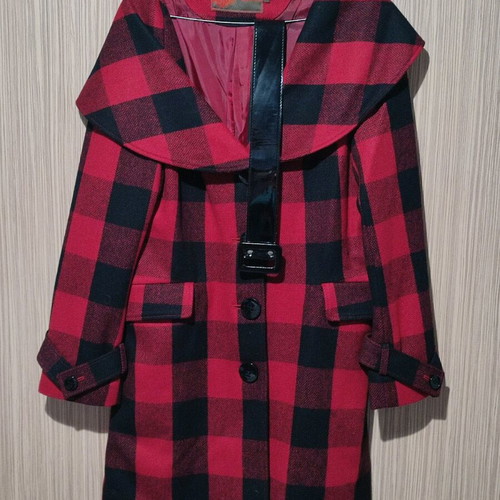 Wool coat like new, multicolored, size M