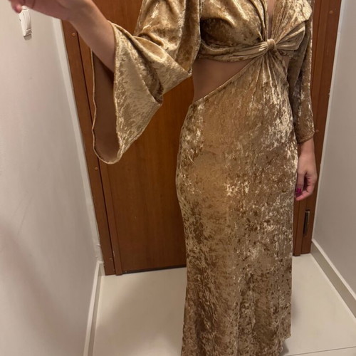 Anthe dress like new, festive, beige