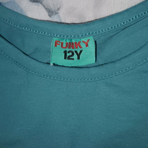 Funky cotton shirt green for 12 years like new
