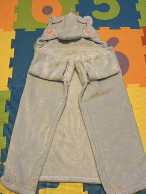 Makis Tselios Unicorn Blanket with Hood and Hands like new