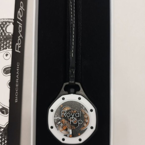 Swatch Royal Pop black wristwatch with bracelet