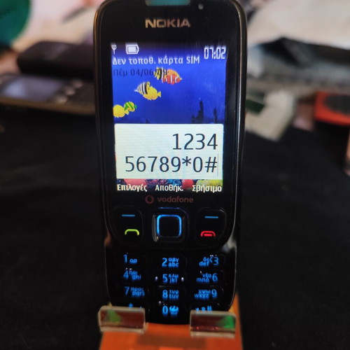 Nokia 6303 Classic phone used, black, with charger