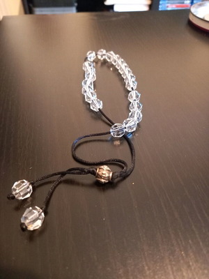 Worry beads like new with quartz stones