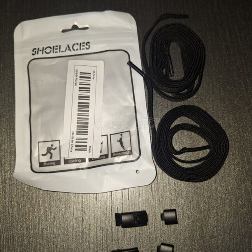 Elastic shoelaces new black