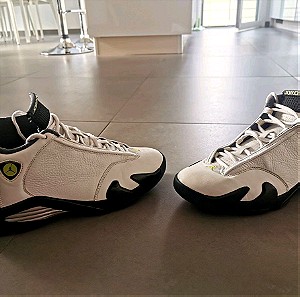Nike Air Jordan 14 Retro "White Chartreuse" 44.5 (10.5 US)