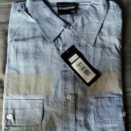 Men's work shirt XL new, blue