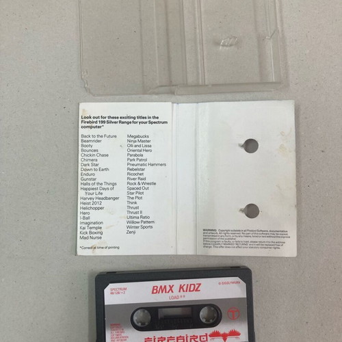Spectrum, BMX Kidz (1988) In good condition. The case has wear (Not tested) Price 4 Euros