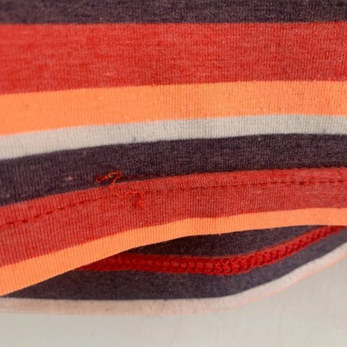 Y2K crop top XS used, multicolor