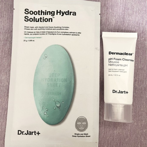 Sephora Dr Jart+ face sheet mask and cleanser new