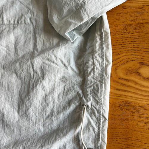 Zara Oversized Technical Fabric Shirt, pale green L
