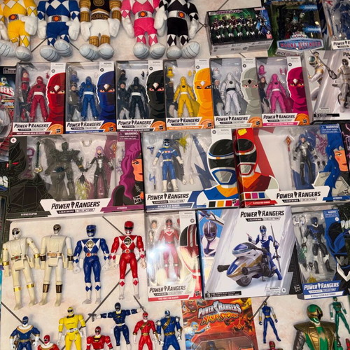 Power Ranger action figures used, lot bundle with all