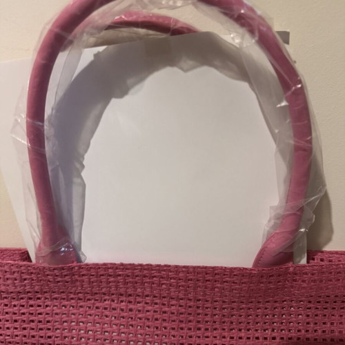 Lancôme pink beach tote bag new