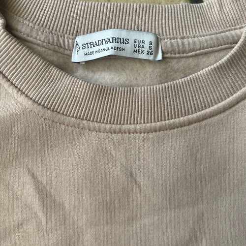 Stradivarius oversized sweatshirt like new, dusty pink, size S