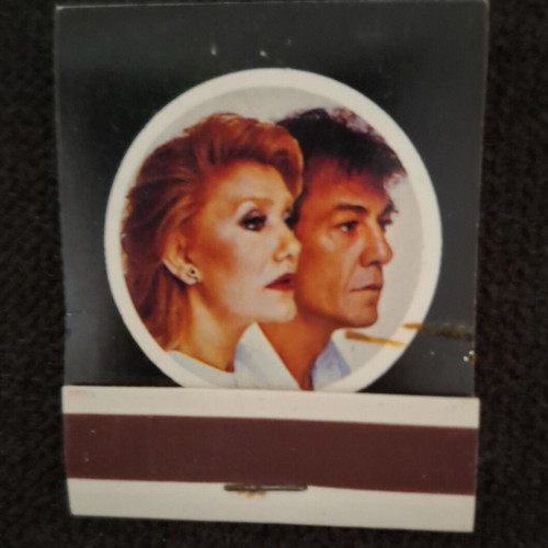 Vintage collectible matchbox with Marinella and Giannis Parios used