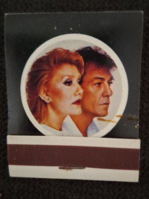 Vintage collectible matchbox with Marinella and Giannis Parios used