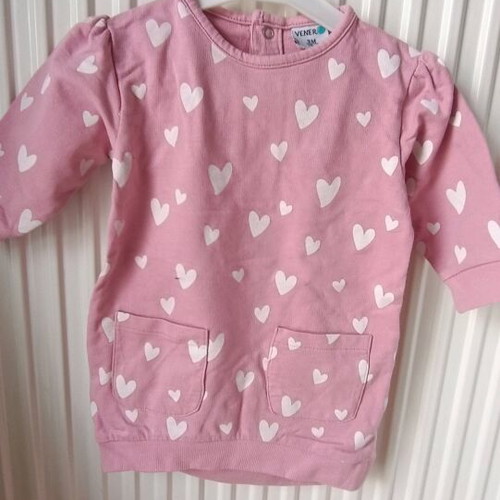 Blouses and blouse-dresses like new, pack of 3 pieces 6-9 months